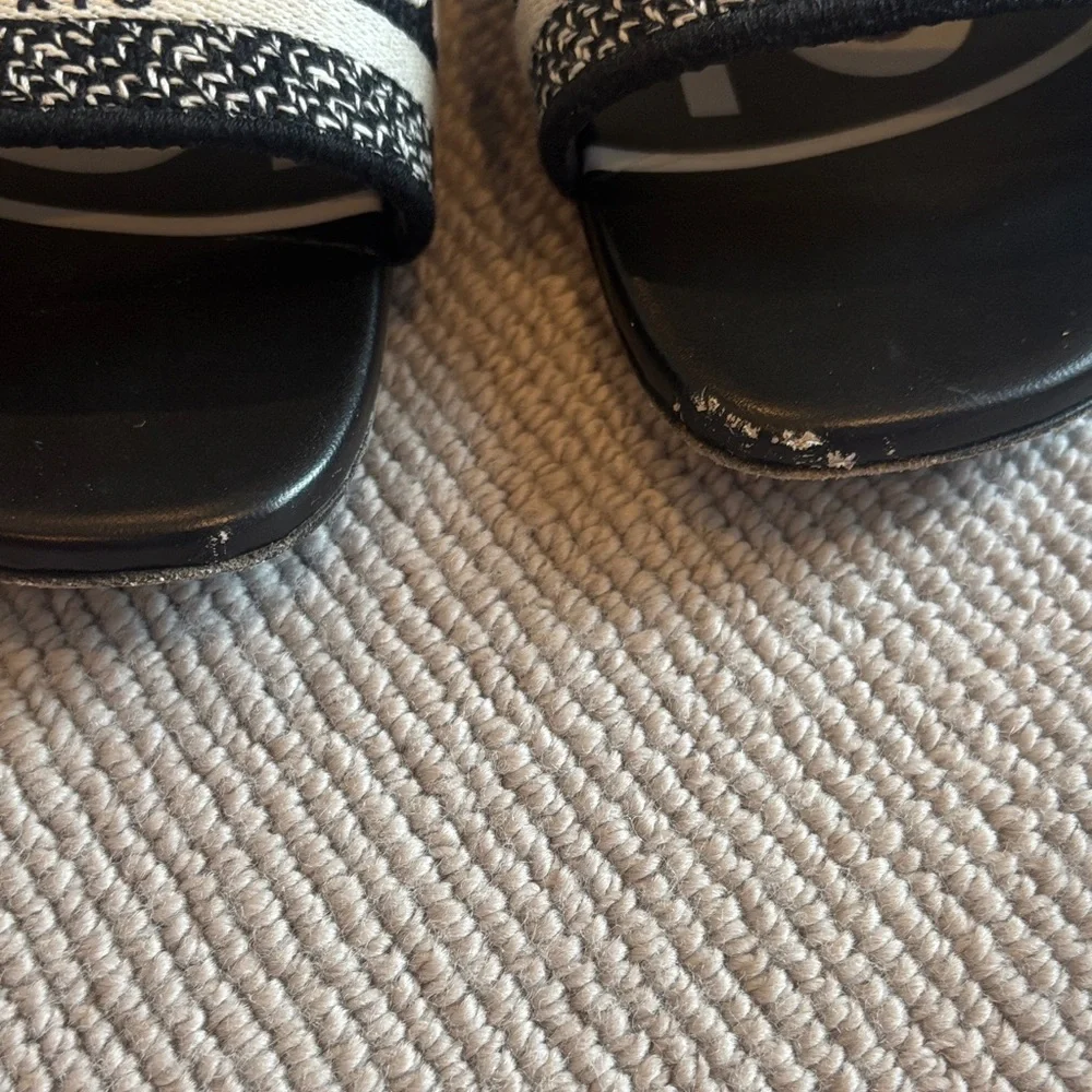Dior Black and White Sandals - Picture 2 of 3